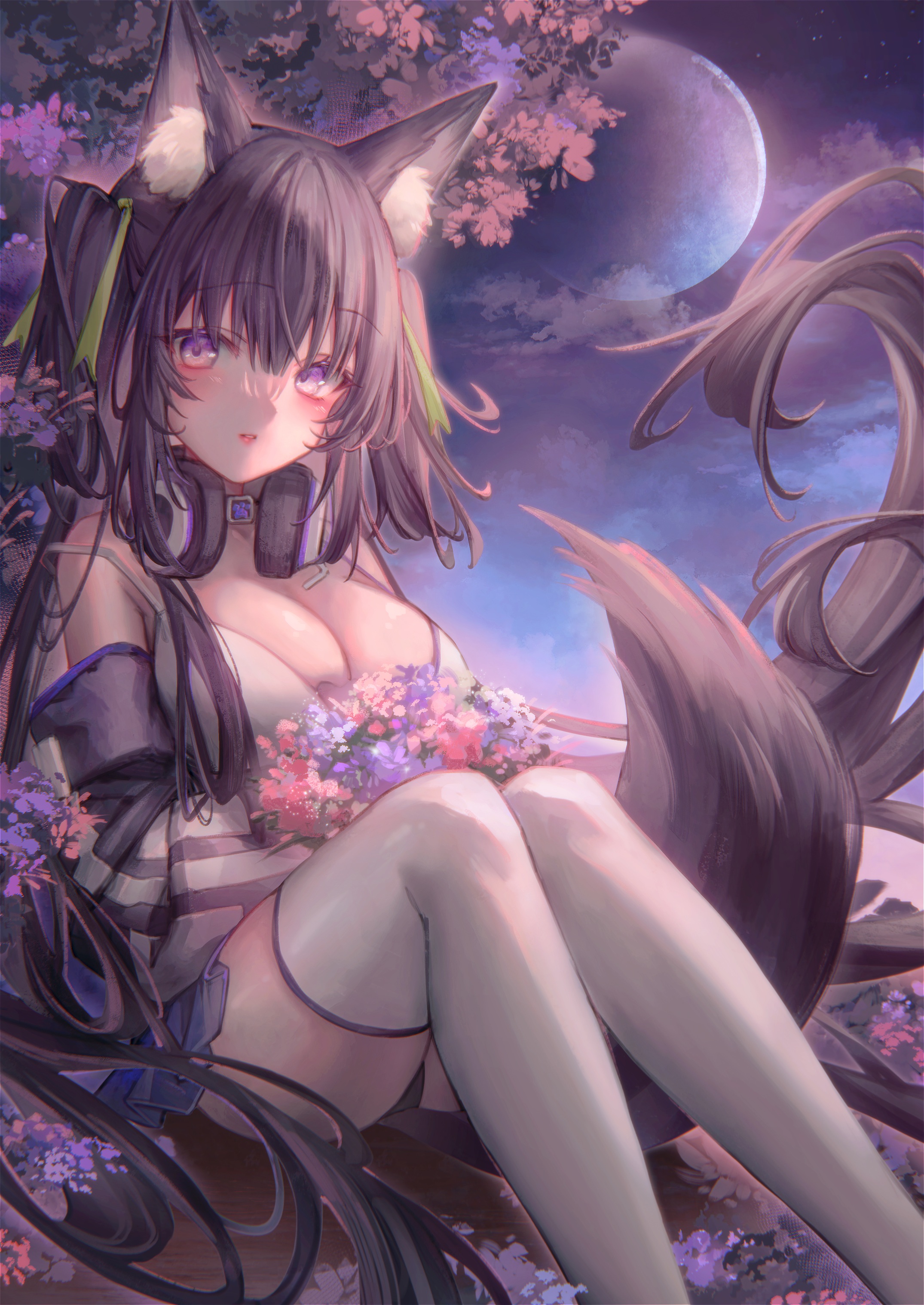 Millet milletneko indie virtual youtuber quon tama animal ears bra